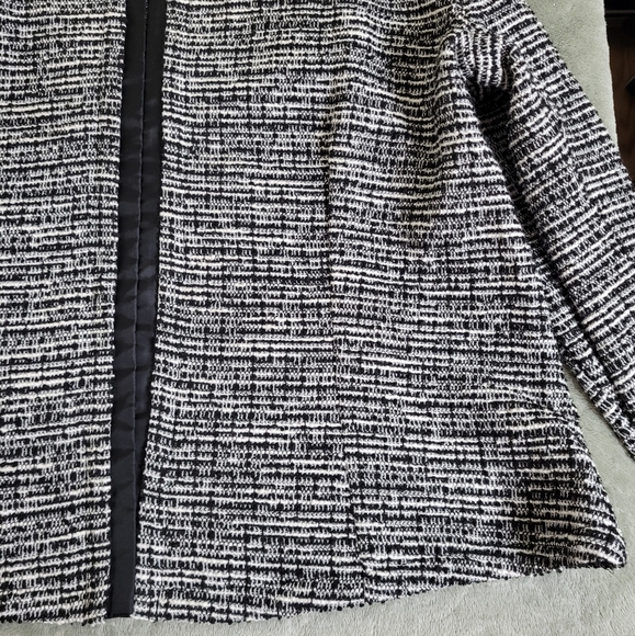 Covington Woman's Twill Jacket Black and White Size Large - Picture 6 of 11